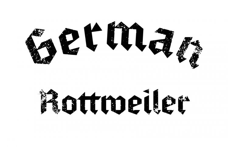 German Rottweiler Logo