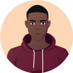 Avatar Testimonial männlich Comic
